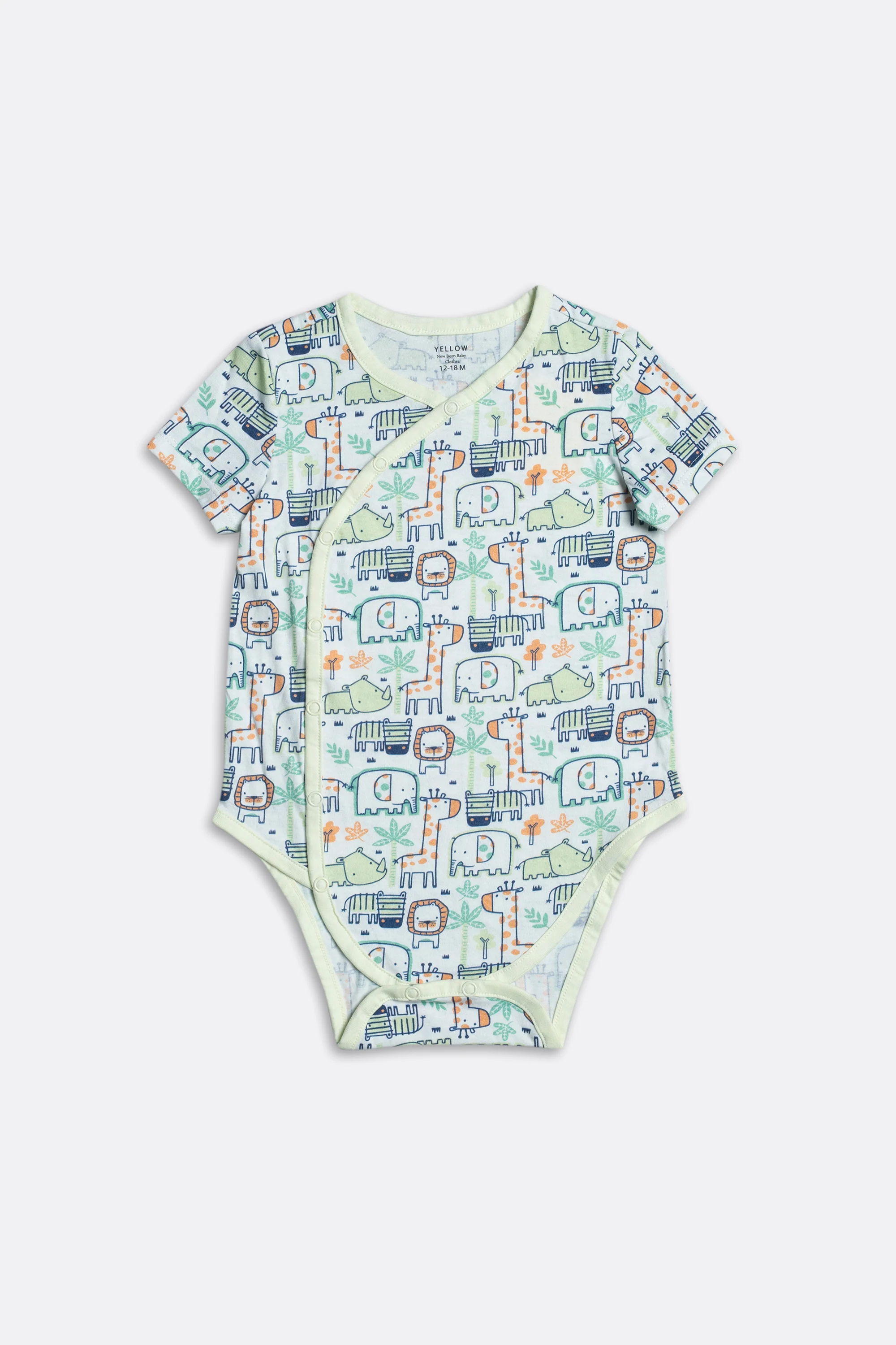 New born baby printed bodysuit